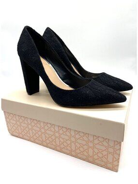 Jewel Badgley Mischka Women's RUMOR Shoe, Black Lace Size 9 NIB